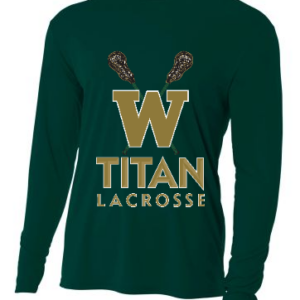 A4 Long Sleeve Cooling Crew - Sticks Logo
