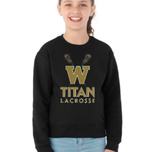 Jerzees NuBlend Youth Crewneck Sweatshirt - Sticks Logo